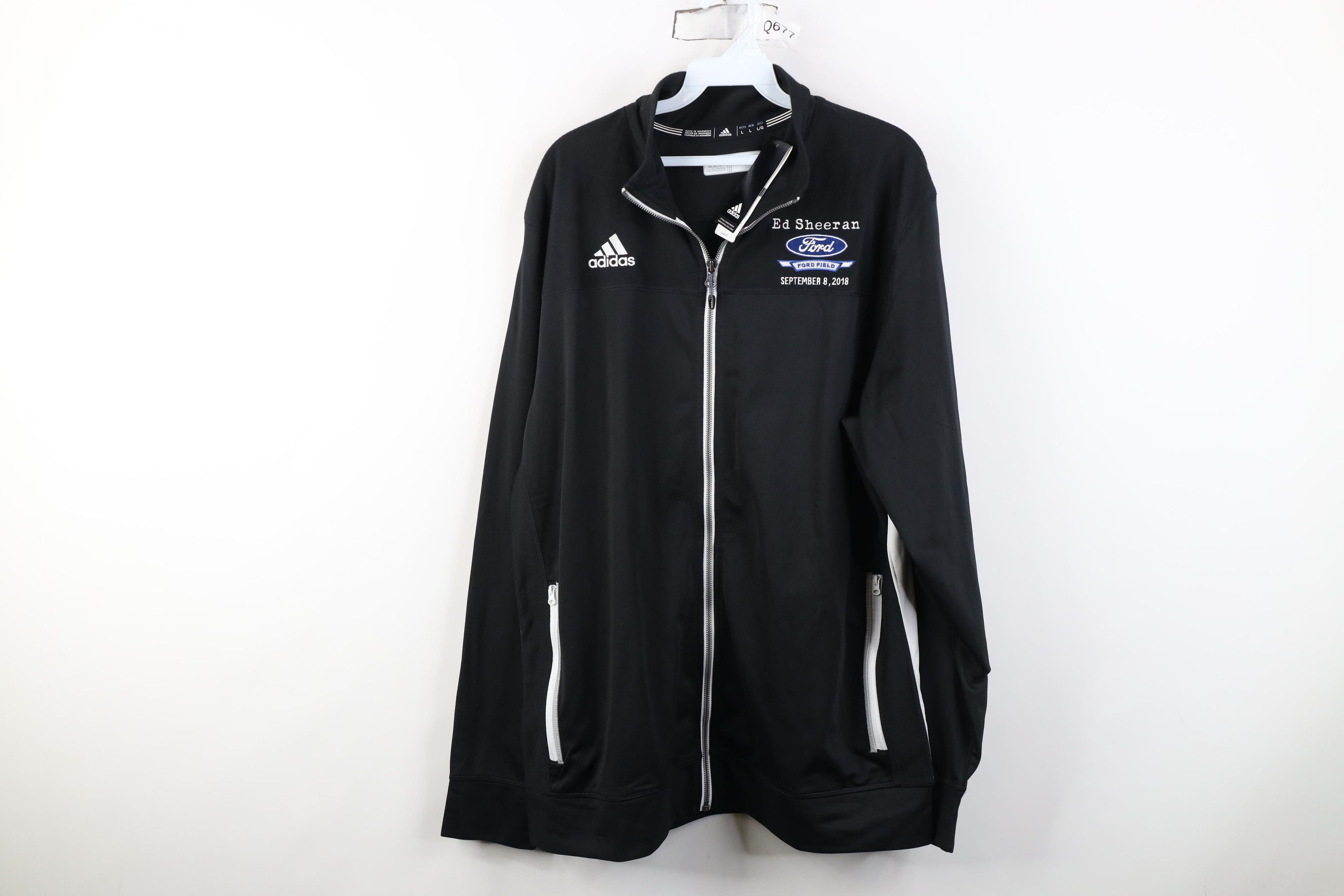 Adidas New Adidas Ford Field Ed Sheeran Band Full Zip Jacket Black Size US L / EU 52-54 / 3 - 1 Thumbnail