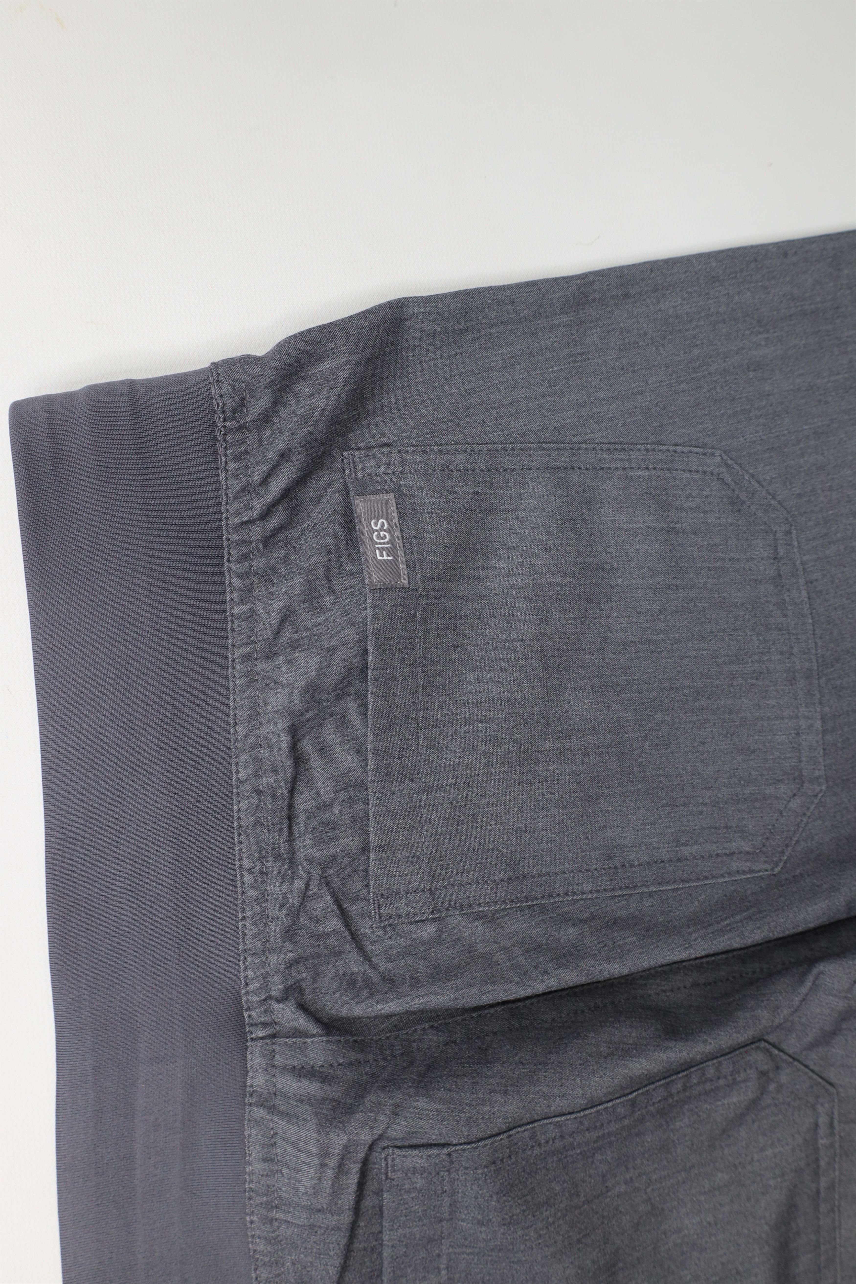 Vintage Figs Technical Collection Flared Stretch Nurse Scrubs Pants Size 28" / US 6 / IT 42 - 11 Thumbnail