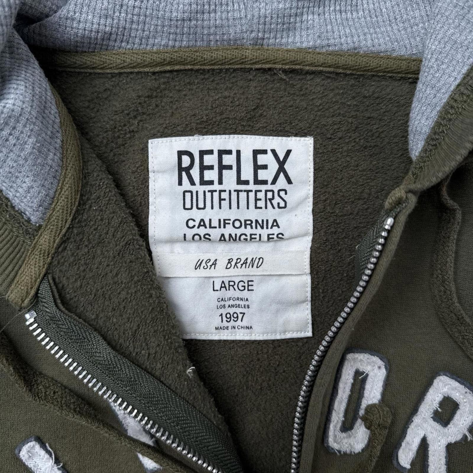 Other Y2K Reflex Green 00s California Longboard Zip Up Jacket Size L / US 10 / IT 46 - 3 Thumbnail
