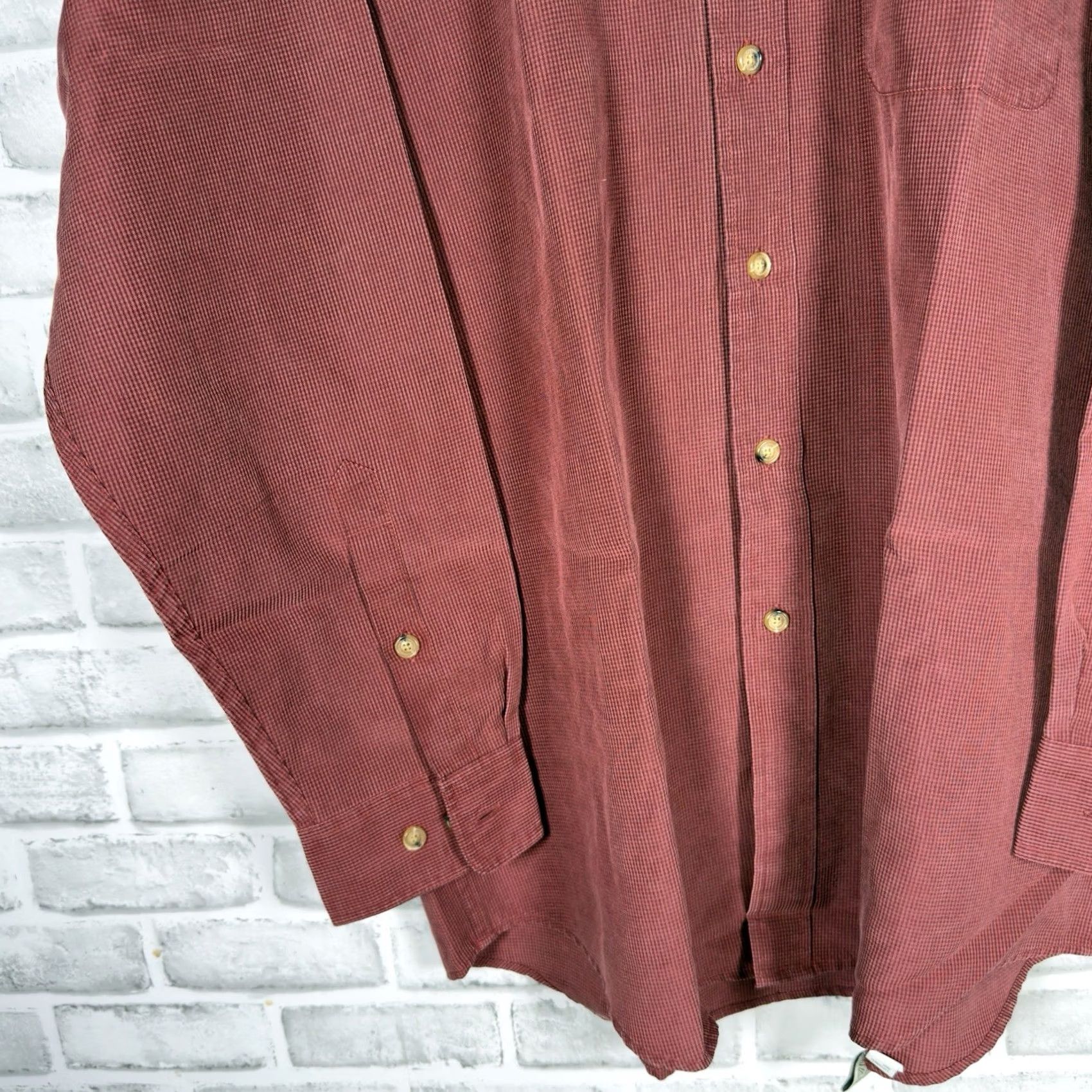 Orvis Orvis Red Long Sleeve Button Down Shirt Mens Size L Size US L / EU 52-54 / 3 - 3 Thumbnail