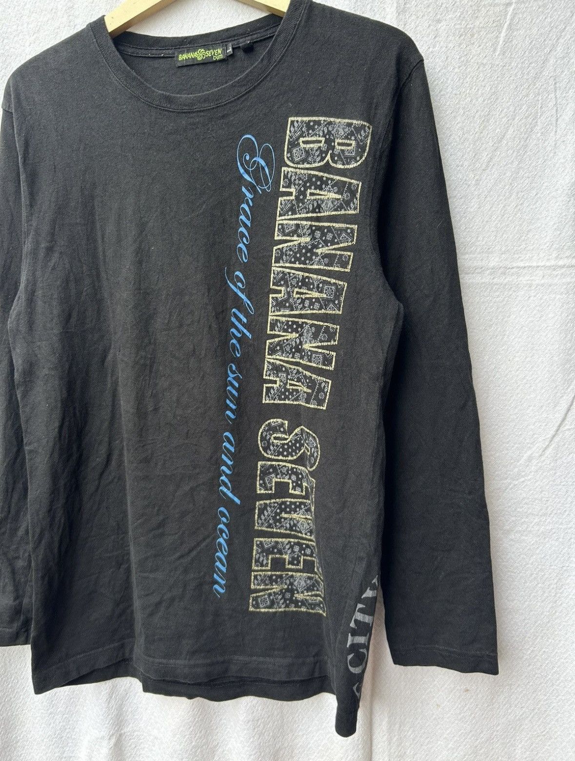 Japanese Brand Japanese banana seven poem longsleeve Size US L / EU 52-54 / 3 - 2 Thumbnail
