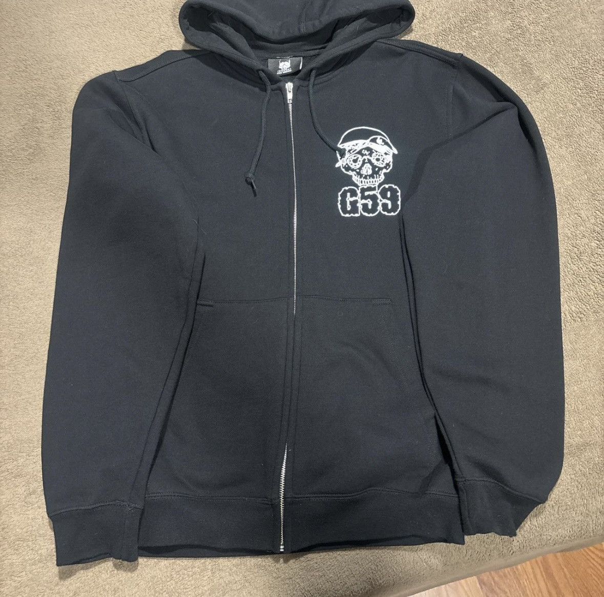 G59 Records G59 og skull logo zip up hoodie Size US M / EU 48-50 / 2 - 1 Thumbnail