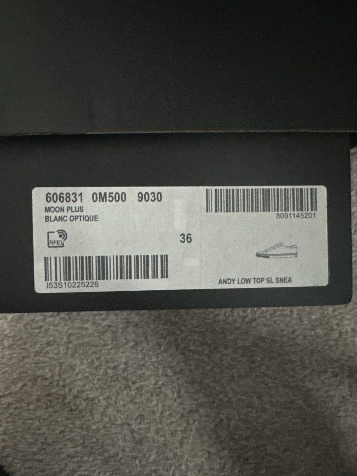 Saint Laurent Paris Saint Laurent Andy Low Top Sneaker Size US 6 / IT 36 - 10 Thumbnail