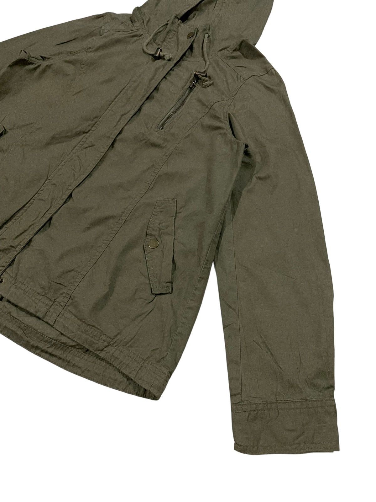 Japanese Brand Vintage COLZA Zipped Hooded Parka Punk Jacket Size US M / EU 48-50 / 2 - 4 Thumbnail