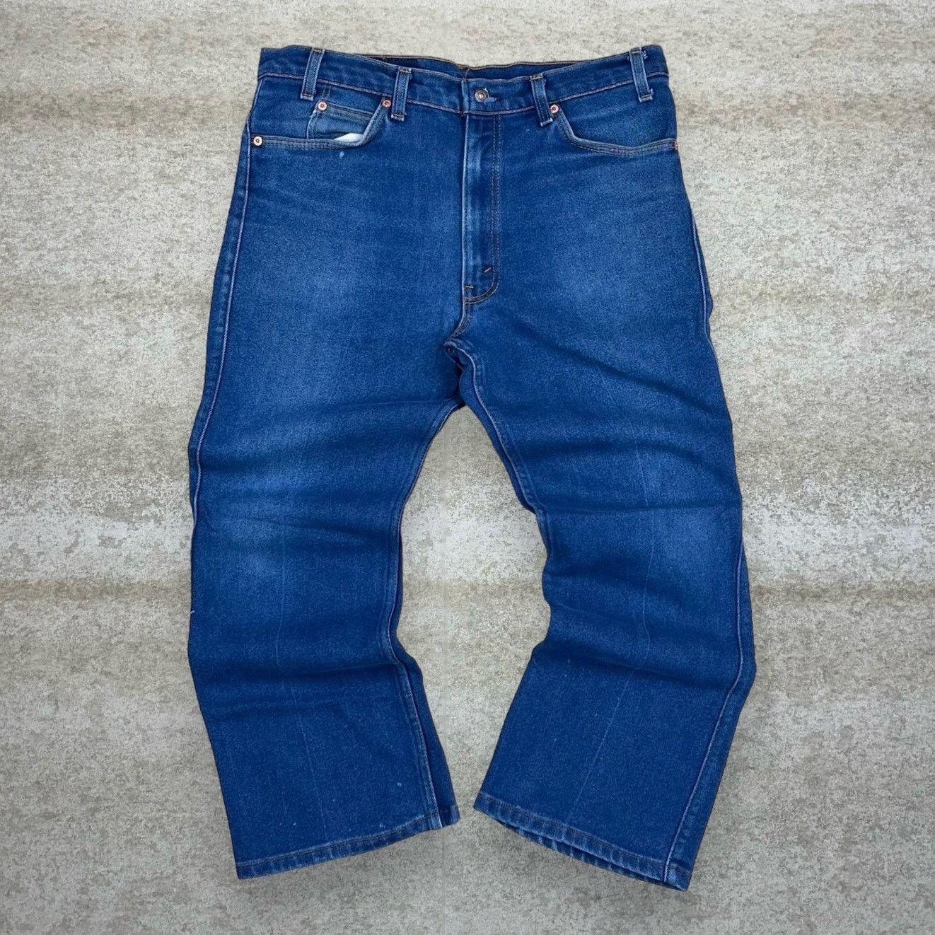 Levi's Vintage 90s Levis 517 Jeans 38x30 Bootcut Flared Dark Wash Size US 38 / EU 54 - 2 Thumbnail