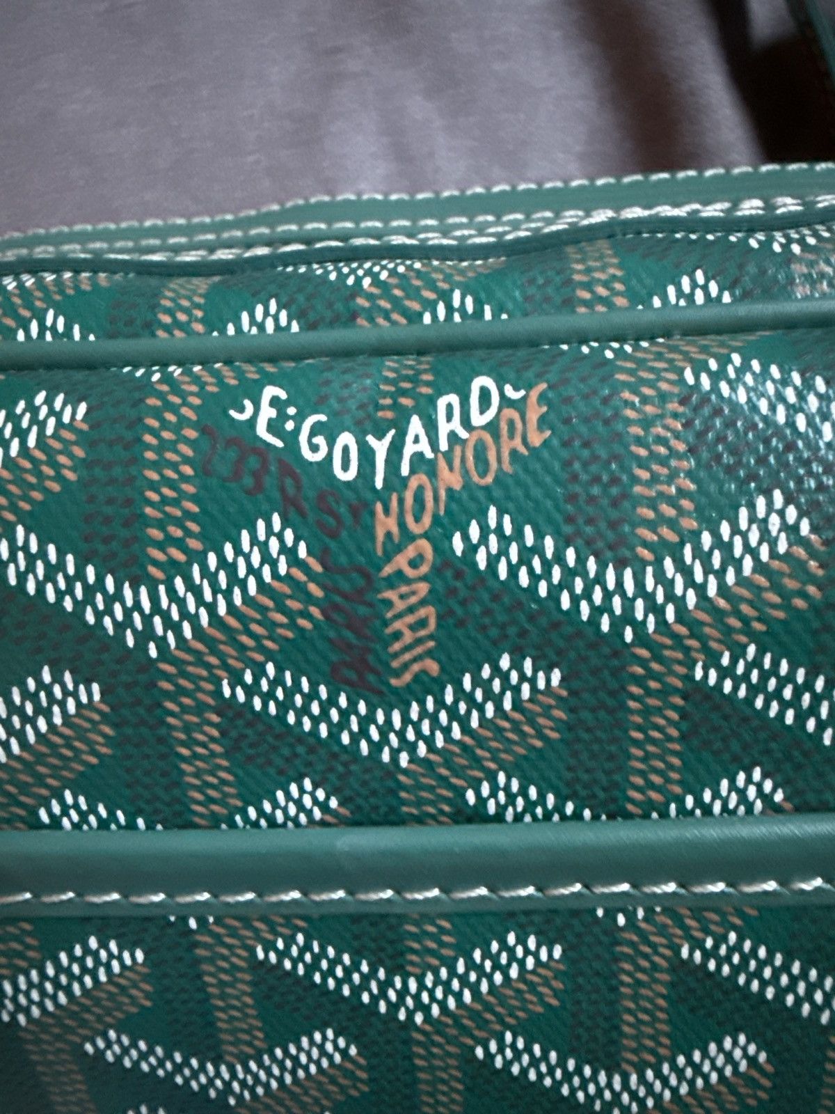 Goyard Goyard Cap Vert Goyardine Bag Green Size ONE SIZE - 18 Thumbnail