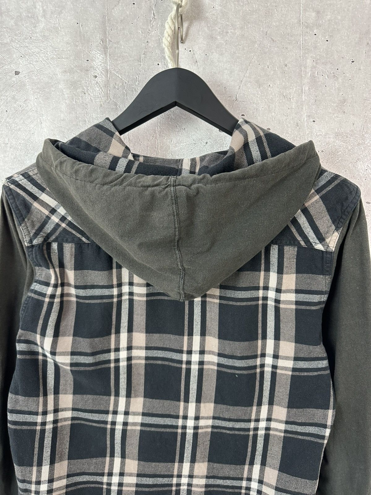 Oakley Vintage Oakley Check Long Sleeve Hooded Flannel Shirt Size US M / EU 48-50 / 2 - 9 Thumbnail