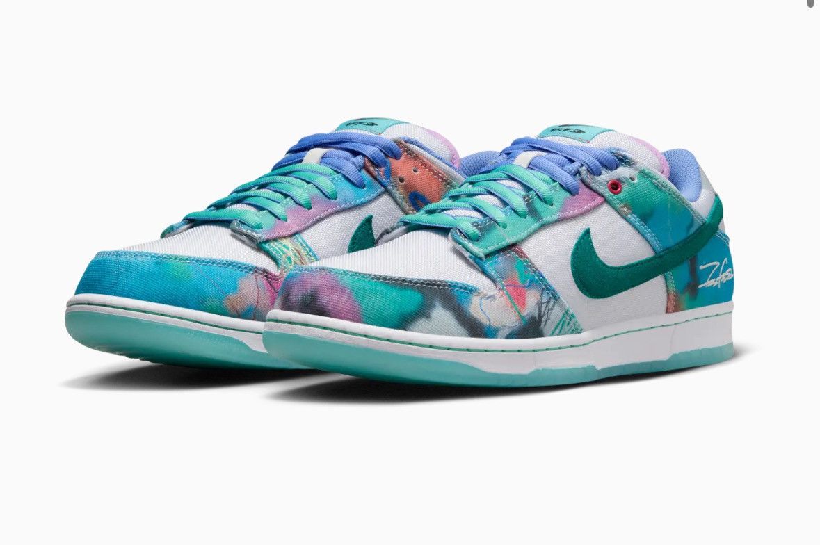 image of Sb Dunk Low Futura Laboratories Bleached Aqua Size Us 8 Shoes, Men's