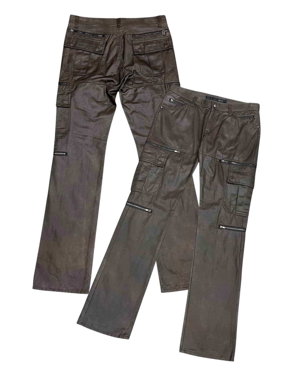 Schlussel SCHLÜSSEL Waxed Cotton Multi-Pocket Cargo Pants - W30" Size US 30 / EU 46 - 6 Thumbnail