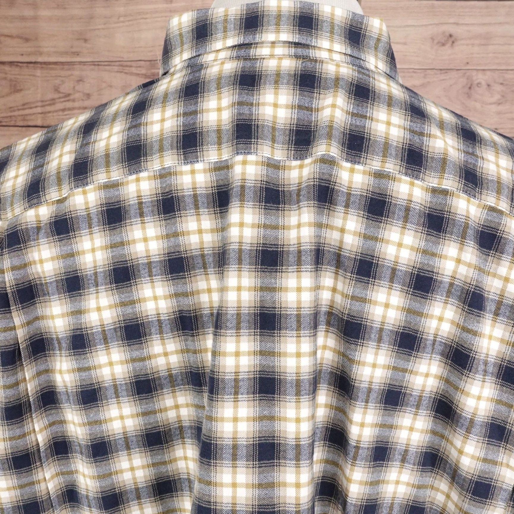 Eddie Bauer VINTAGE Eddie Bauer Shirt Mens 2XL Long Sleeve Cotton Flannel Plaid Button-Down Casual Men Size US XXL / EU 58 / 5 - 5 Thumbnail