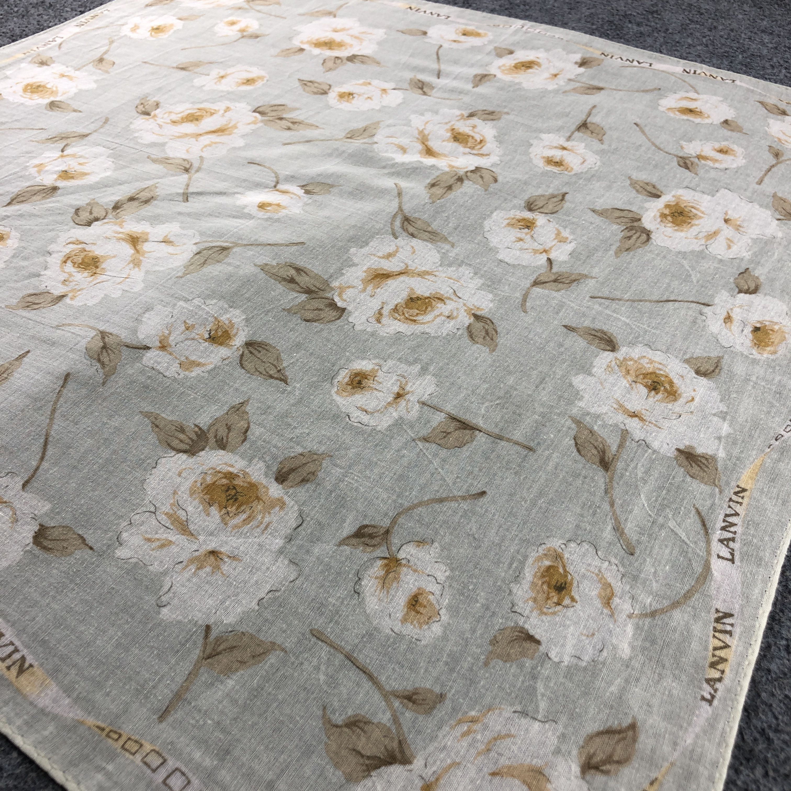 Lanvin × Vintage Lanvin Handkerchief Neckerchief Bandana H2698 Size ONE SIZE - 3 Thumbnail