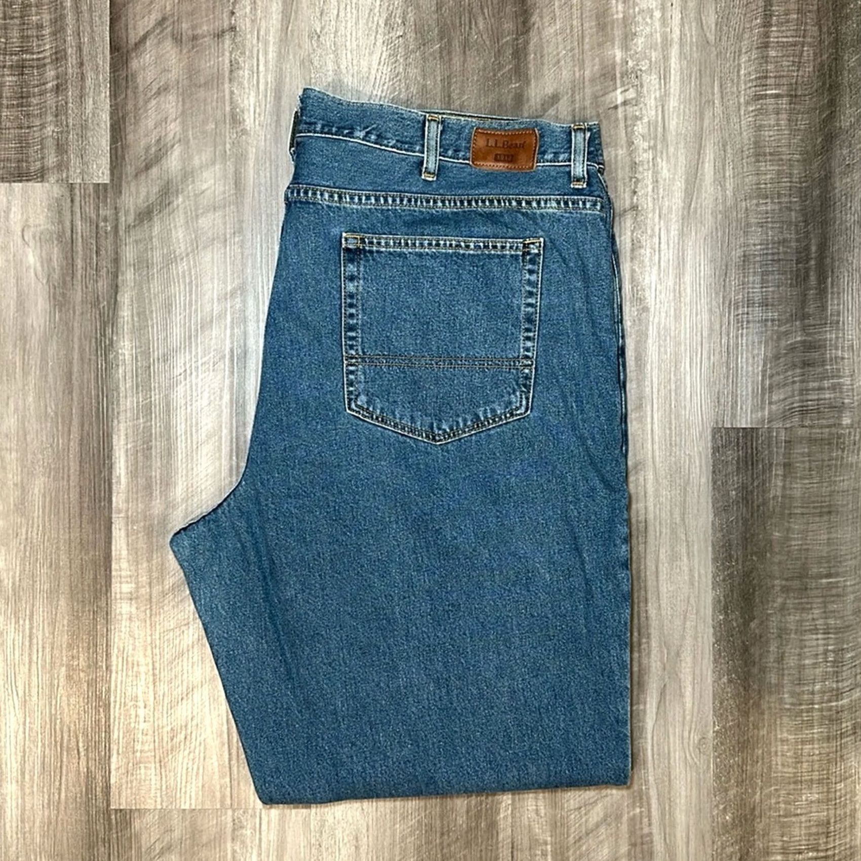 Vintage L.L. Bean Jeans - 44 Regular Straight Men Size US 44 / EU 60 - 2 Thumbnail