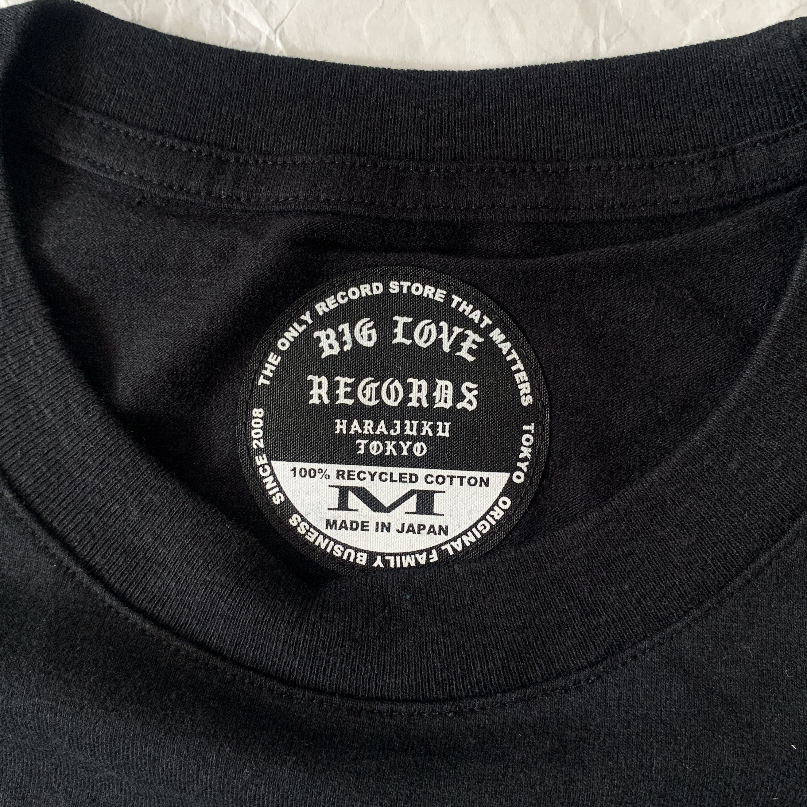Japanese Brand Big love records classic logo ss tee Size US M / EU 48-50 / 2 - 4 Thumbnail