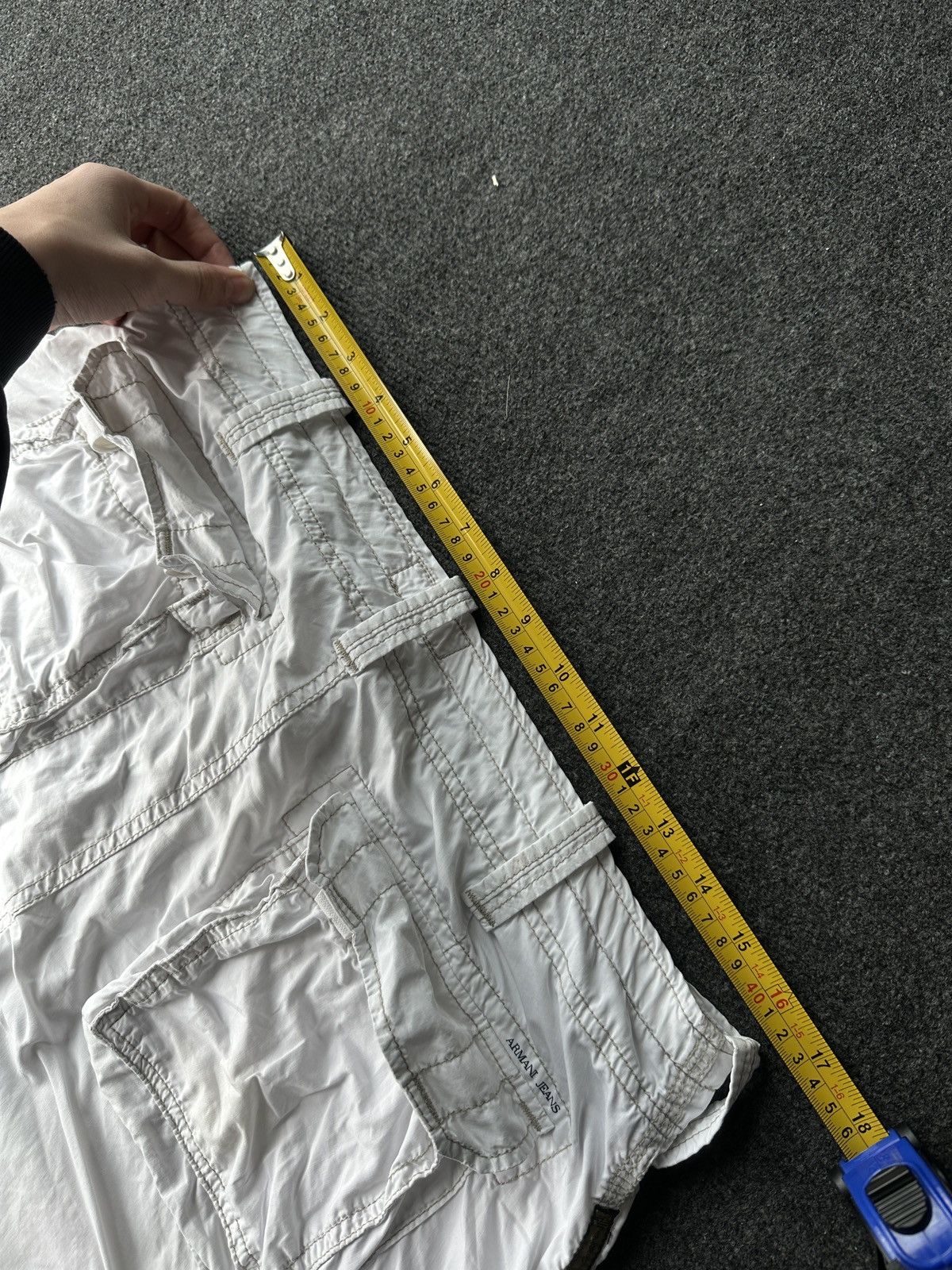 Armani ARMANI JEANS 🚨 CARGO WHITE PANTS LUXURY PANTS MULTIPOCKET Size US 32 / EU 48 - 20 Thumbnail