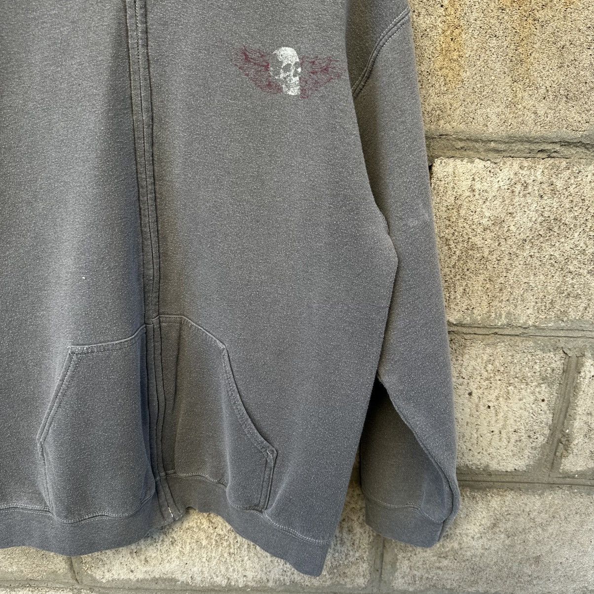 Le Grande Bleu (L.G.B.) Vinatge Rebel Tour Zip Hoodie Gothic Grunge Rave Size M Y2K Size US M / EU 48-50 / 2 - 7 Thumbnail