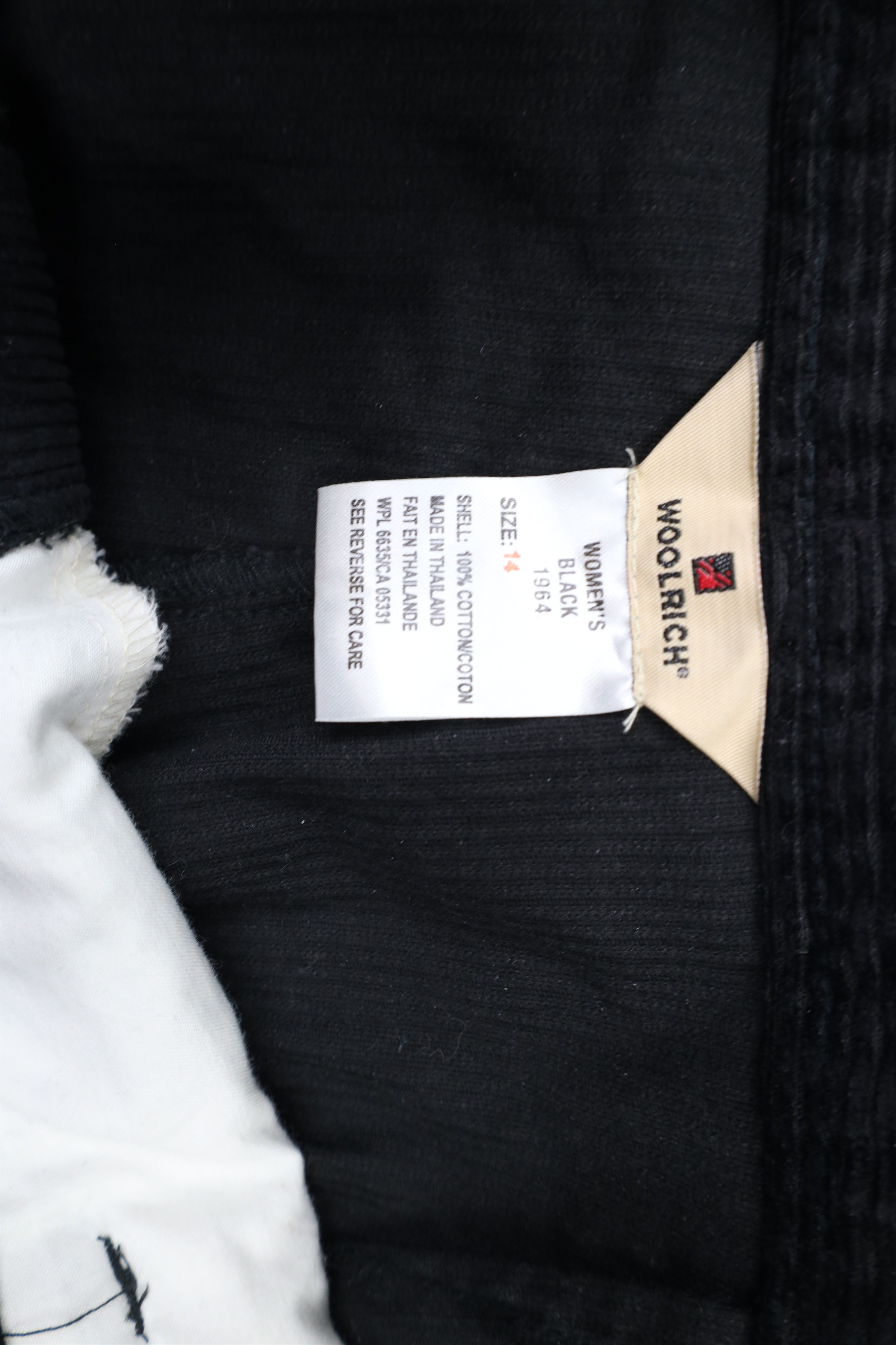 Vintage × Woolrich Woolen Mills Vintage 90s Woolrich Tapered Leg Corduroy Chino Pants Black Size 36" / US 14 / IT 50 - 7 Thumbnail
