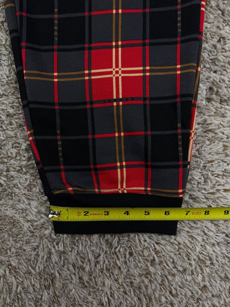 Nike Jordan Essential Festive Plaid Fleece Sweatpants DV9388-612 Size US 38 / EU 54 - 5 Thumbnail
