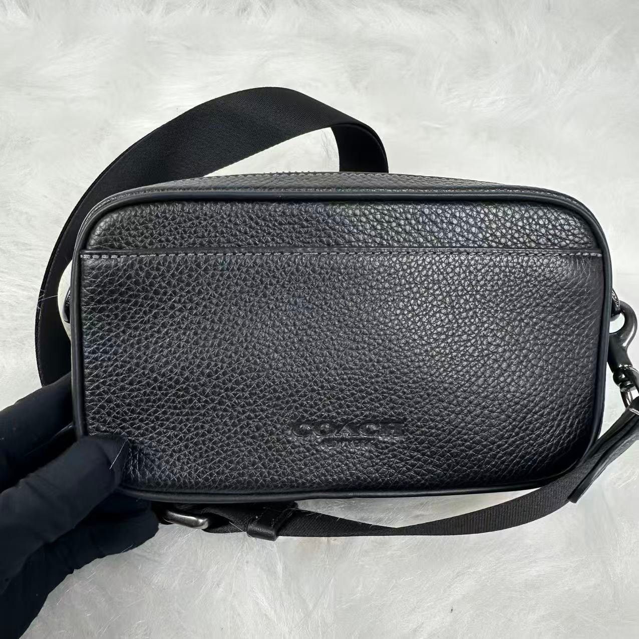 Coach Coach Men's Jayden Crossbody Bag In Leather/Gunmetal/Black Size ONE SIZE - 3 Thumbnail