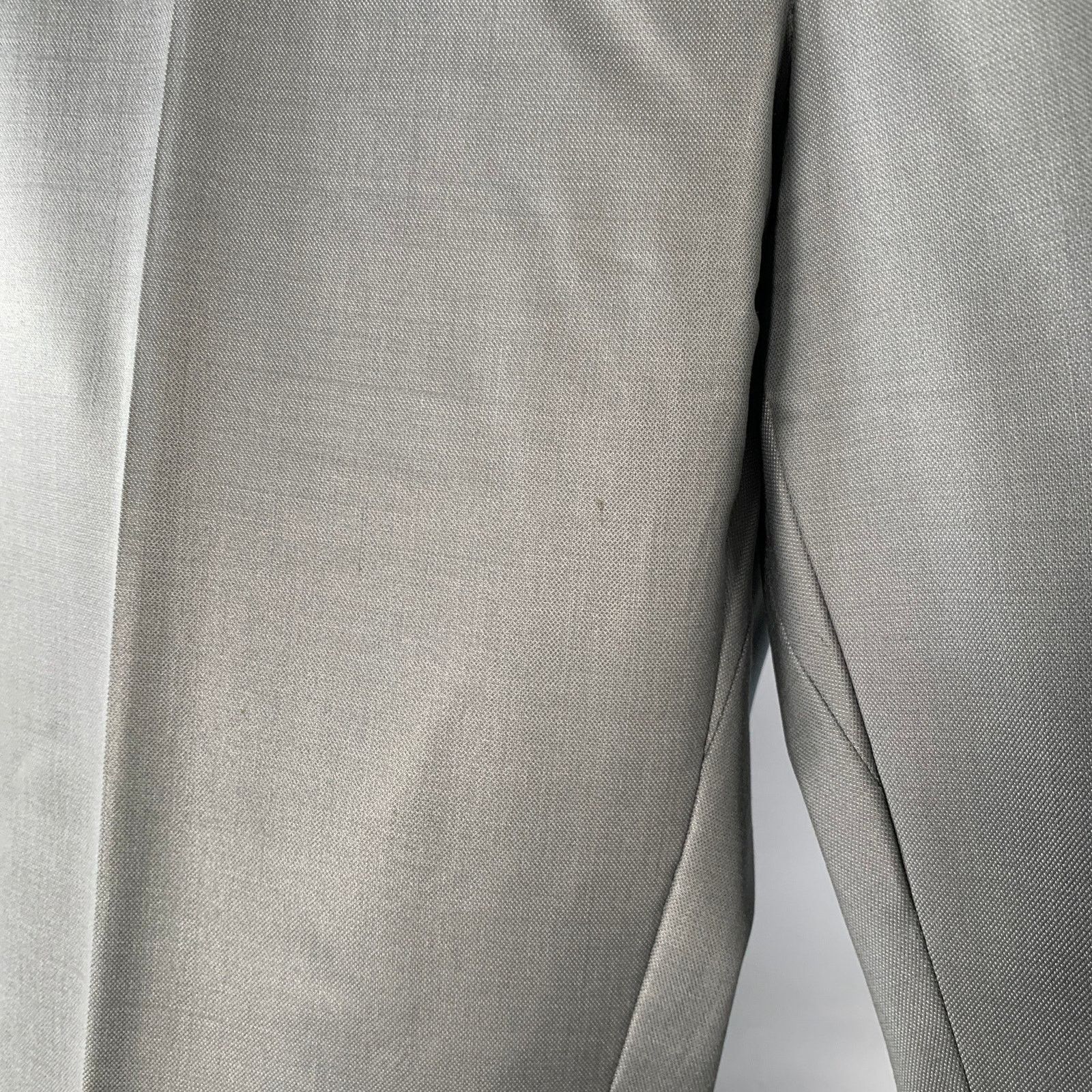 Patrick Cox PATRICK COX Size 40 Grey Wool Flat Front Dress Pants Size US 40 / EU 56 - 4 Thumbnail