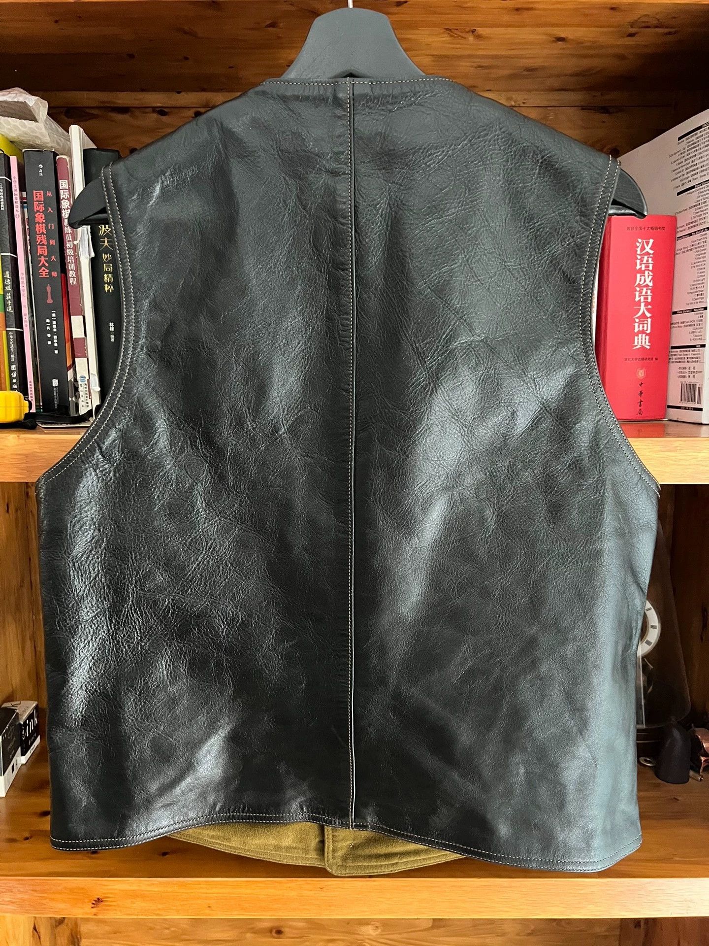 Freewheelers Freewheelers Vintage Black Horsehide Vest 40 (US) Near New Size US XXS / EU 40 - 5 Thumbnail