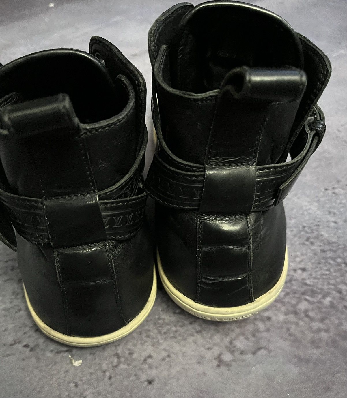 Louis Vuitton LOUIS VUITTON Montant LV Trainer leather high trainers Size US 9 / EU 42 - 5 Thumbnail