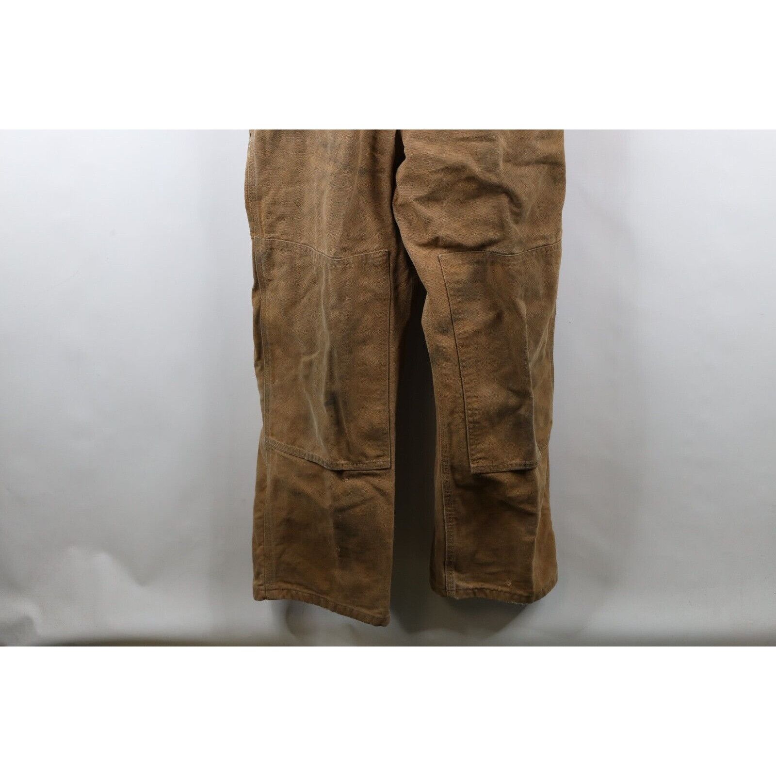 Carhartt × Vintage Vintage Carhartt Thrashed Canvas Double Knee Overalls Size US 36 / EU 52 - 5 Thumbnail