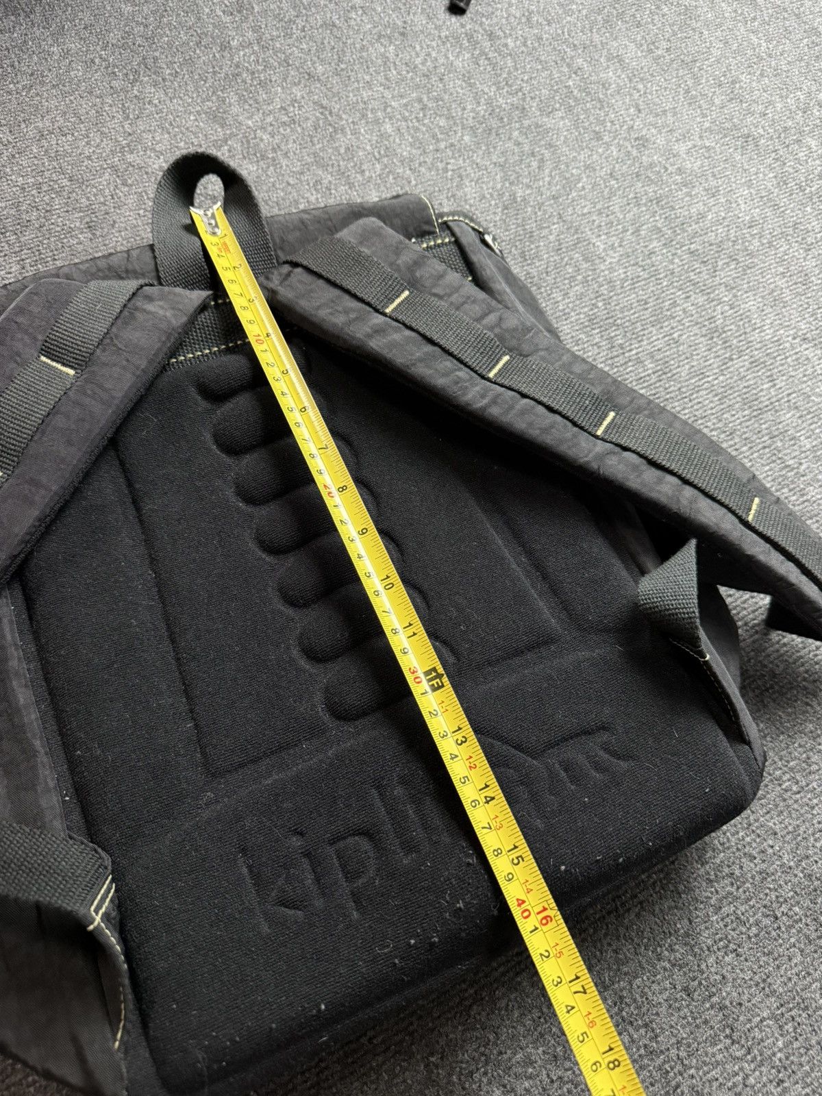 Vintage Kipling Backpack Black Outdor Nylon Y2K Big Logo Rucksack Size ONE SIZE - 13 Thumbnail