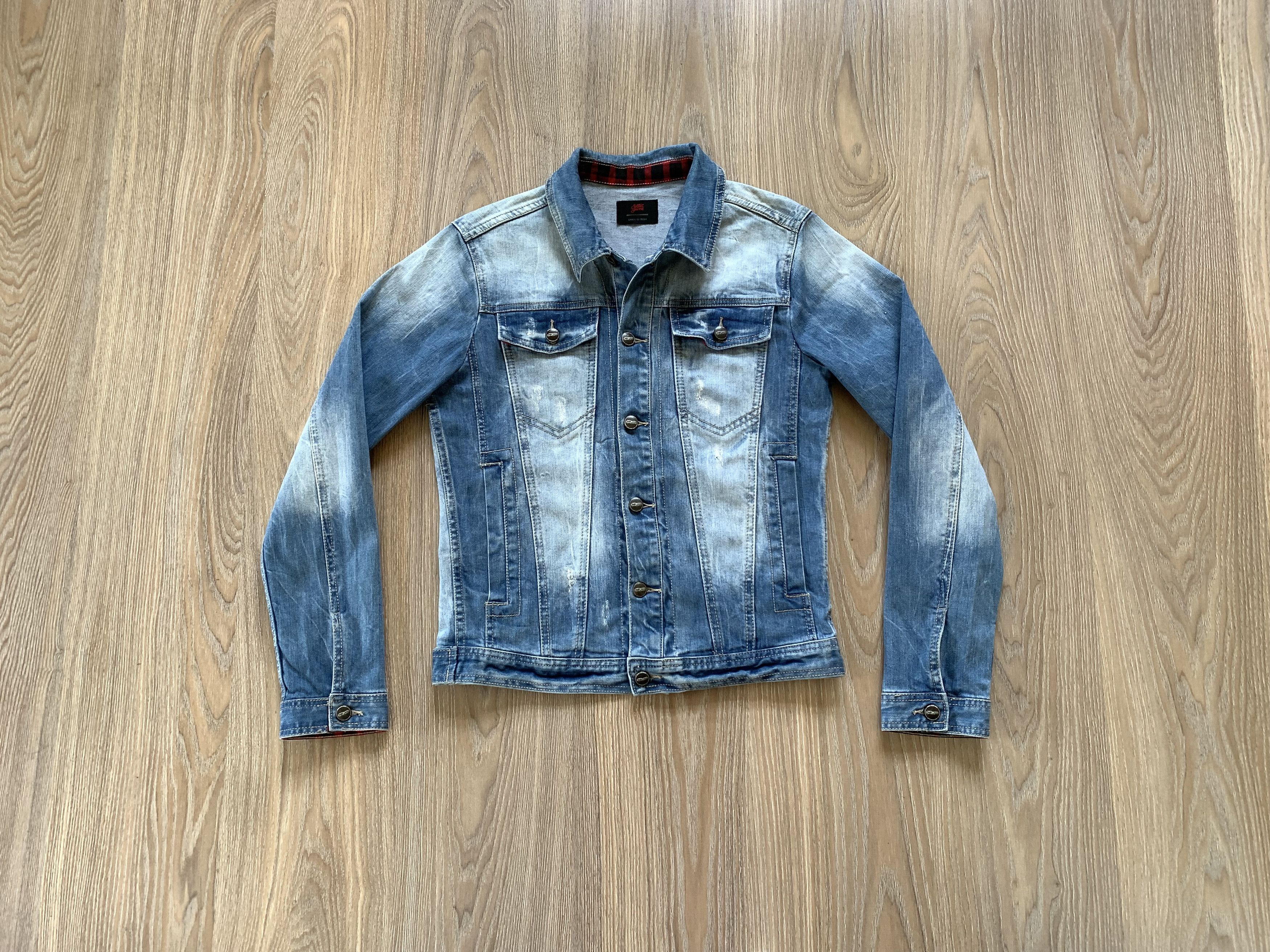 Sixth June Paris × Vintage Sixth June Printed Americam Flag Denim Jacket Size US S / EU 44-46 / 1 - 1 Thumbnail