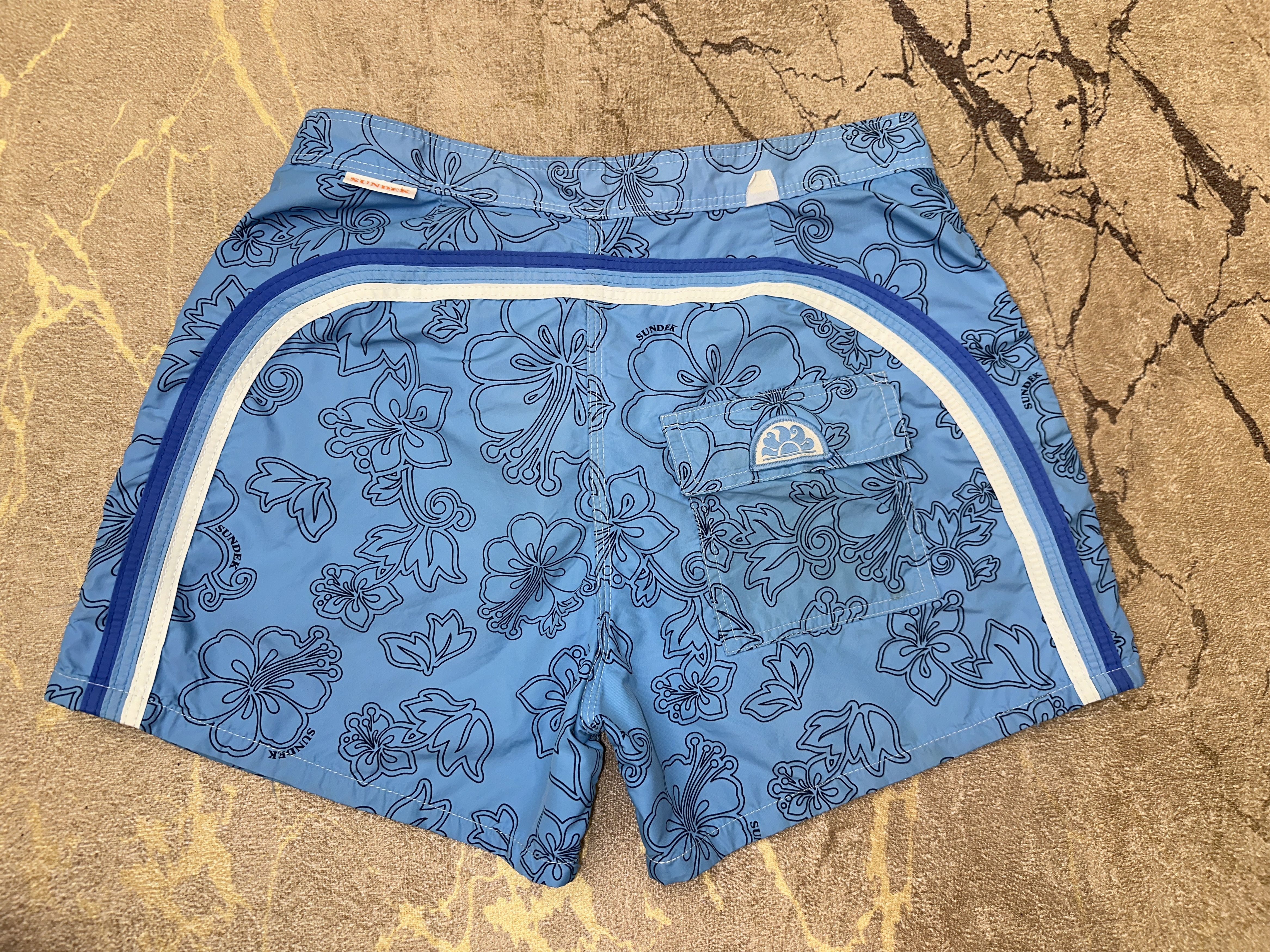 Sundek Sundek 33 Rainbow Beach Board Shorts Trunks Bath Size 33 S Size US 33 - 8 Thumbnail