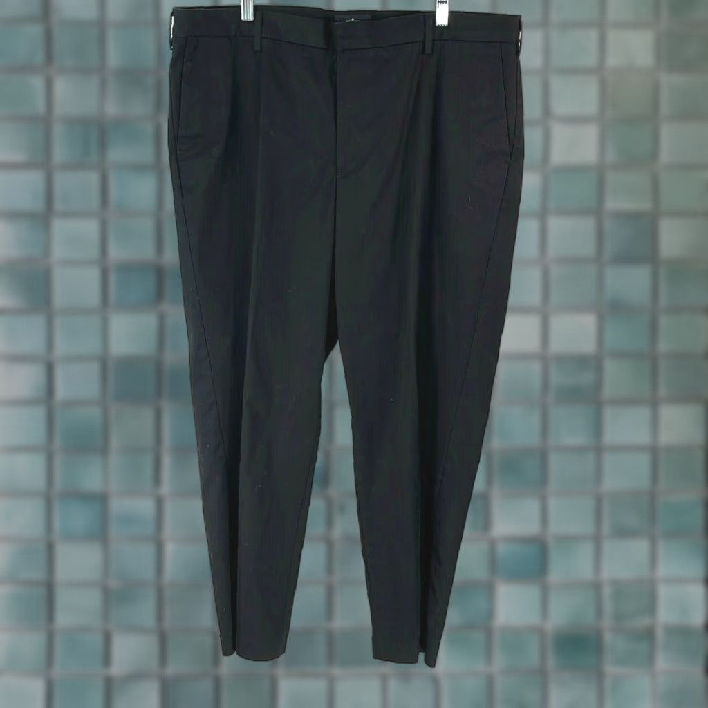 Dockers Dockers Mens Black Classic Fit Chino Pants 40X30 Flat Front Mid Rise Casual Slacks Regular Size US 40 / EU 56 - 1 Thumbnail