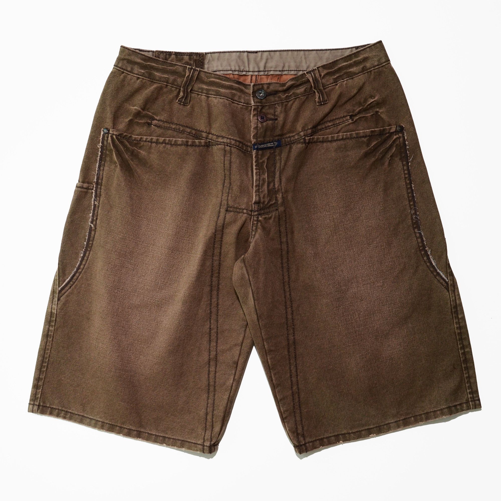 M+FG Brown Jorts W34 Sample Item 2006 Carft Streetwear