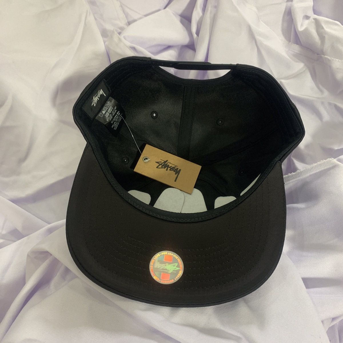 Stussy Stussy Burly Threads Cap Black Size ONE SIZE - 4 Thumbnail