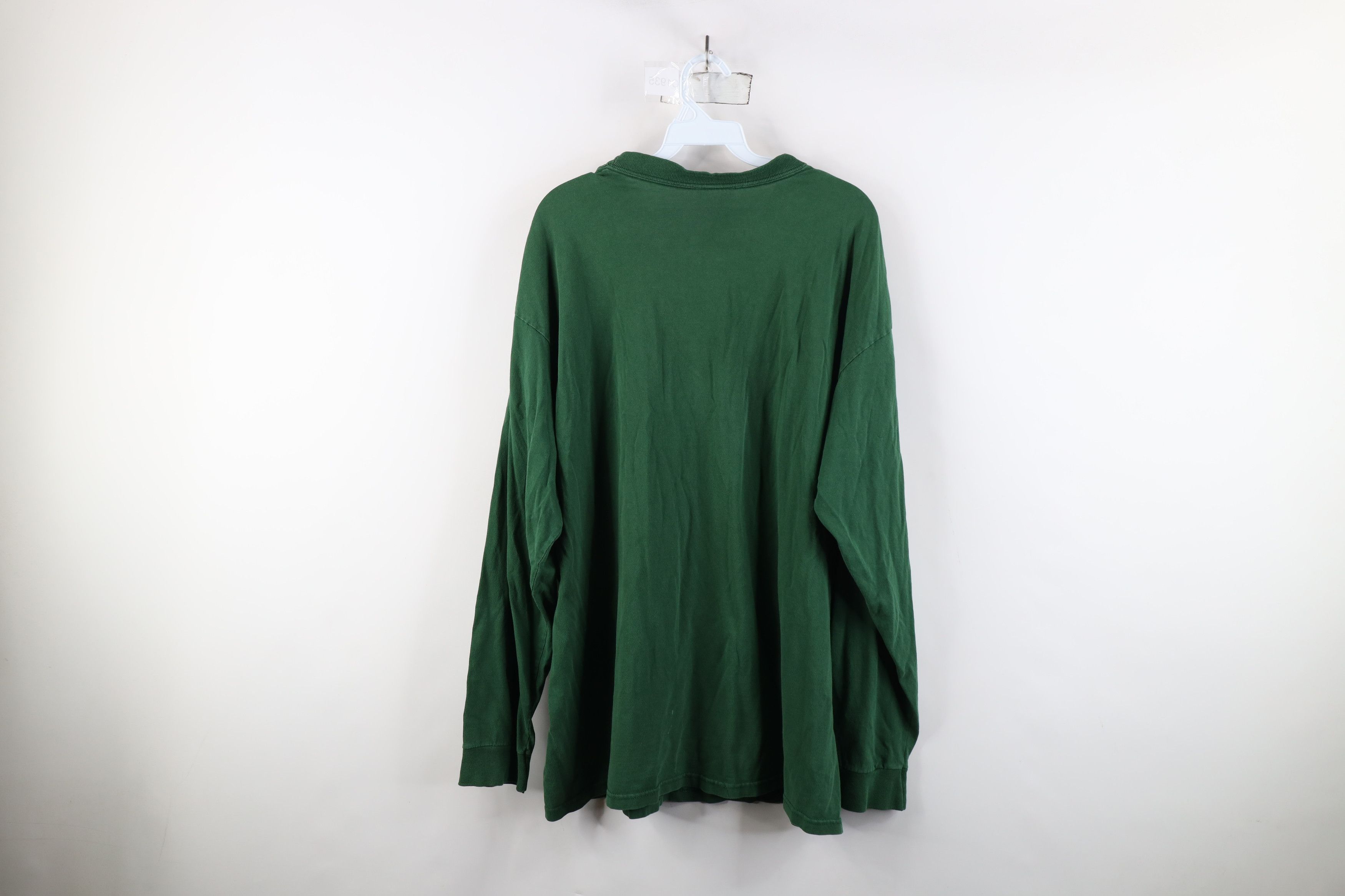 Nike × Vintage Vintage Nike Scott Mini Swoosh Long Sleeve T-Shirt Green Size US XL / EU 56 / 4 - 13 Thumbnail