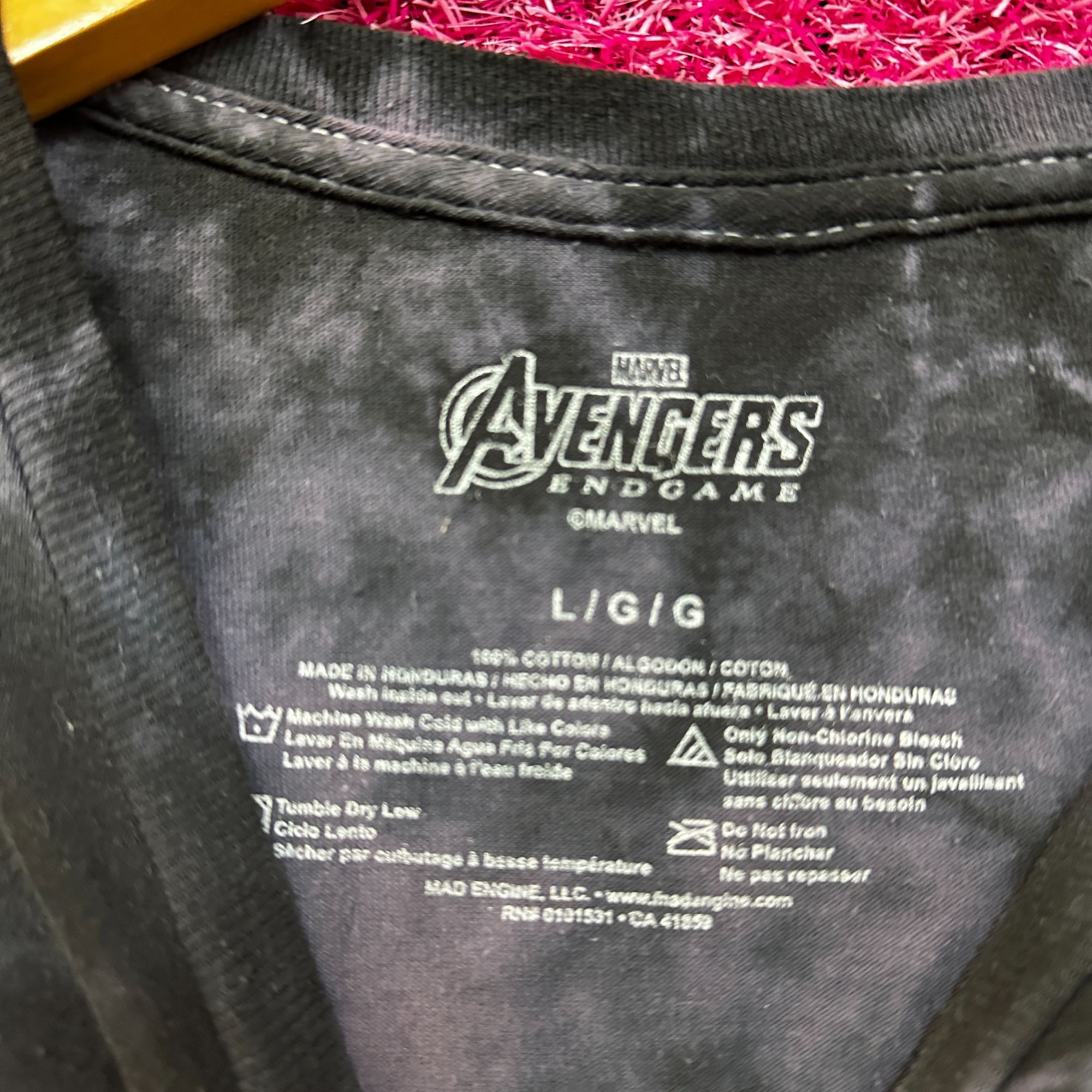 Marvel Comics Ironman Avengers Endgame Oversized Disney Marvel Tie Dye L Size US L / EU 52-54 / 3 - 4 Thumbnail