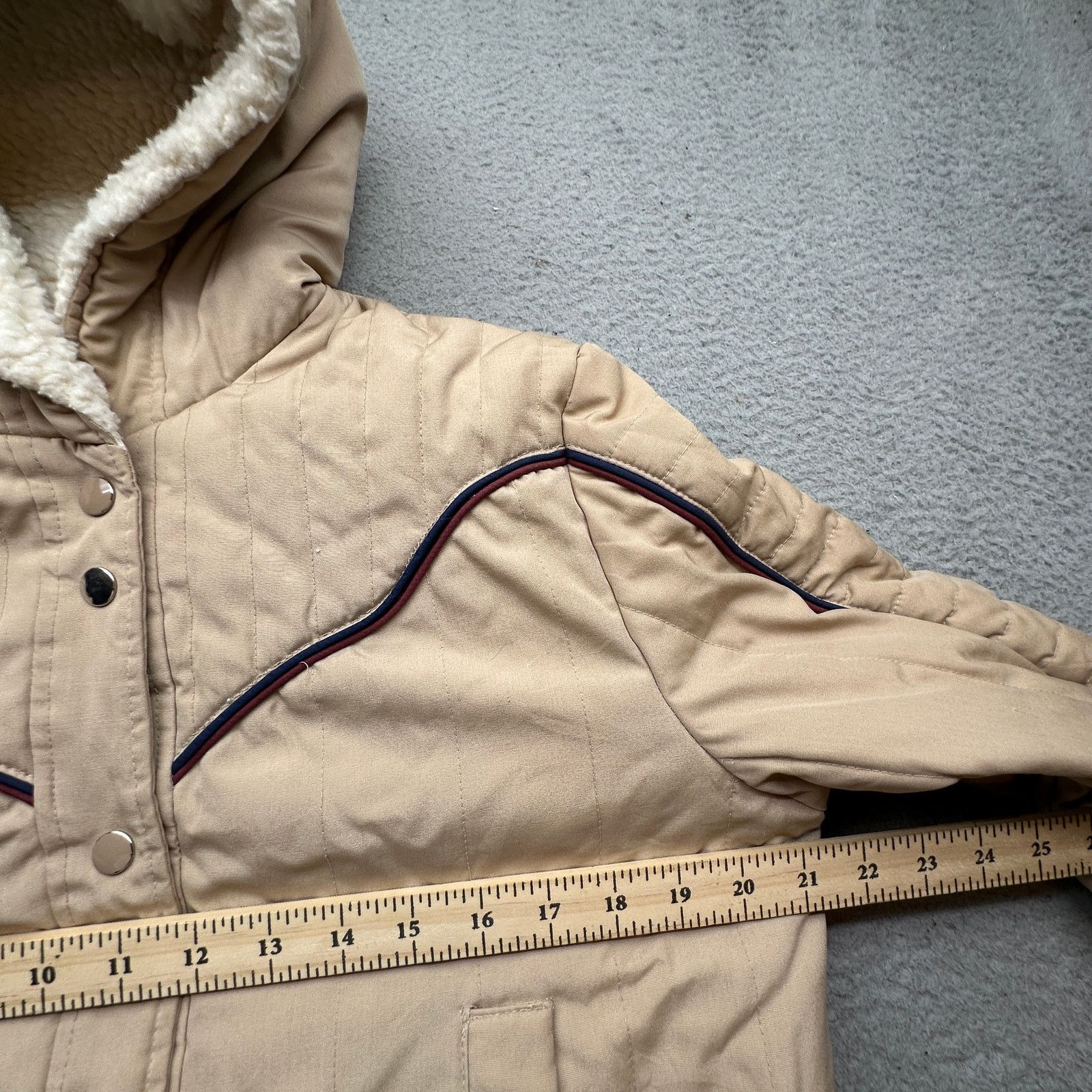 Vintage Vintage 70s 80s Hooded Bomber Snap Crop Jacket Women Medium Size M / US 6-8 / IT 42-44 - 7 Thumbnail