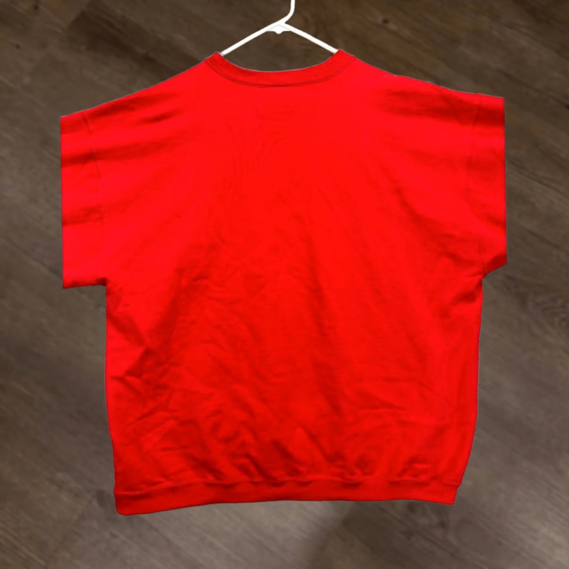 Vintage VINTAGE The Cotton Exchange Sweatshirt Crew Neck Red 2XL Mens Ohio State Buckeyes Thick Pullover Long Sleeve Size US XXL / EU 58 / 5 - 1 Thumbnail