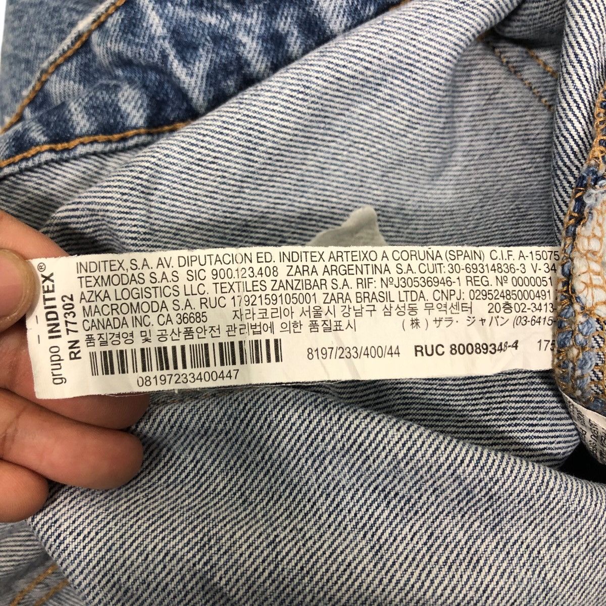 Japanese Brand 📌Vintage Denim Jeans Zara Ballon Design Issey Miyake Size 34" / US 12 / IT 48 - 24 Thumbnail