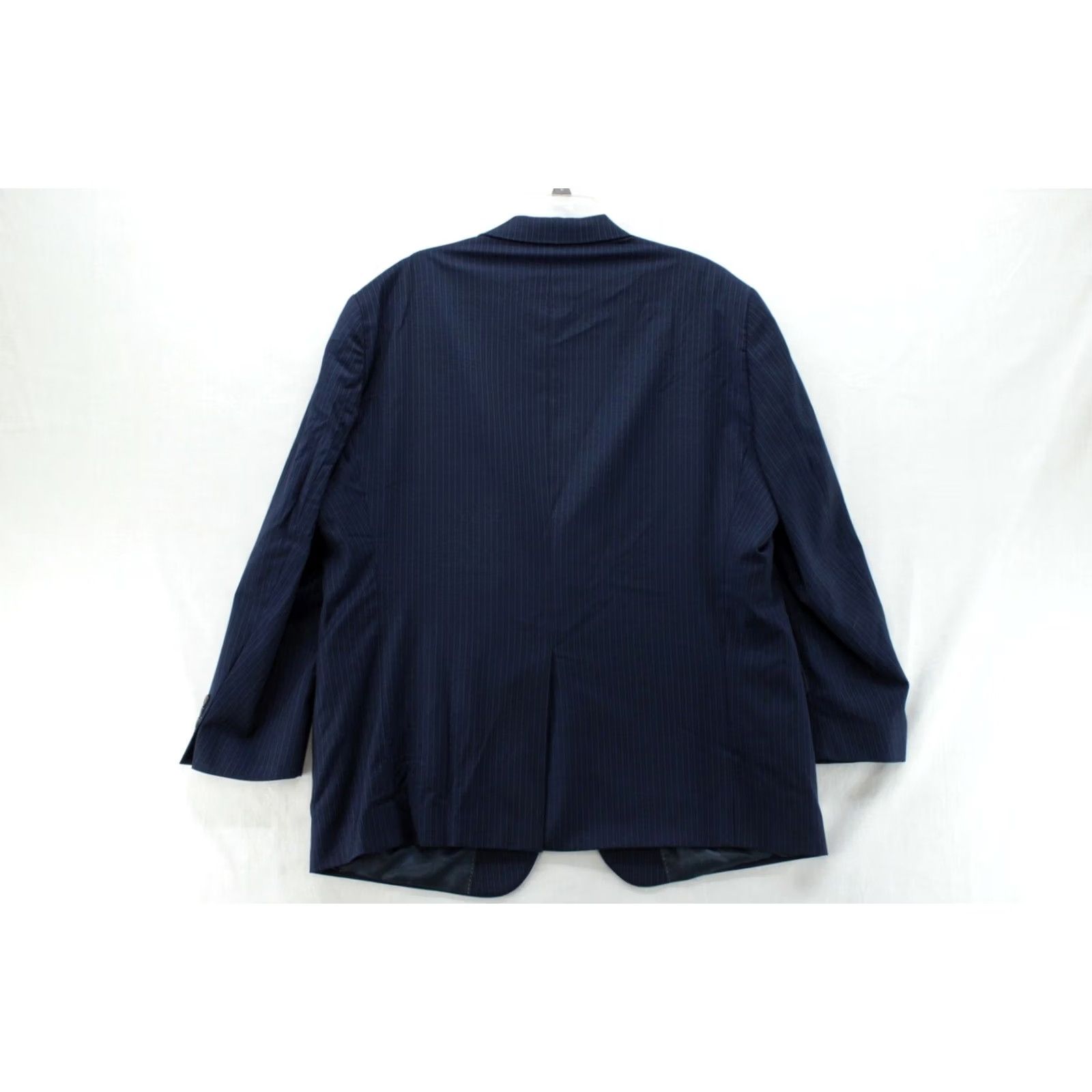 Hart Schaffner Marx Hart Schaffner Marx Blazer Jacket Single-Breasted 2-Button Navy Pin Stripe Wool 50R Men UTFVTG Vest? Size US M / EU 48-50 / 2 - 5 Thumbnail