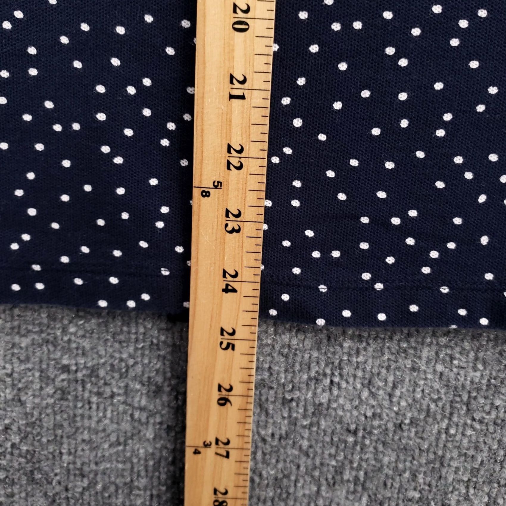 Vintage LL Bean Polo Shirt Womens XL Blue Polka Dot Golf Size XL / US 12-14 / IT 48-50 - 7 Thumbnail