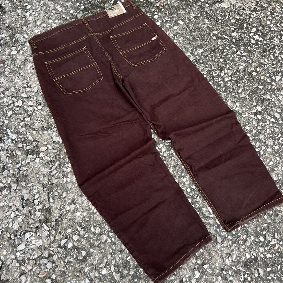 Southpole “y2k style” SOUTHPOLE BROWN BAGGY JEANS Size US 42 / EU 58 - 11 Thumbnail