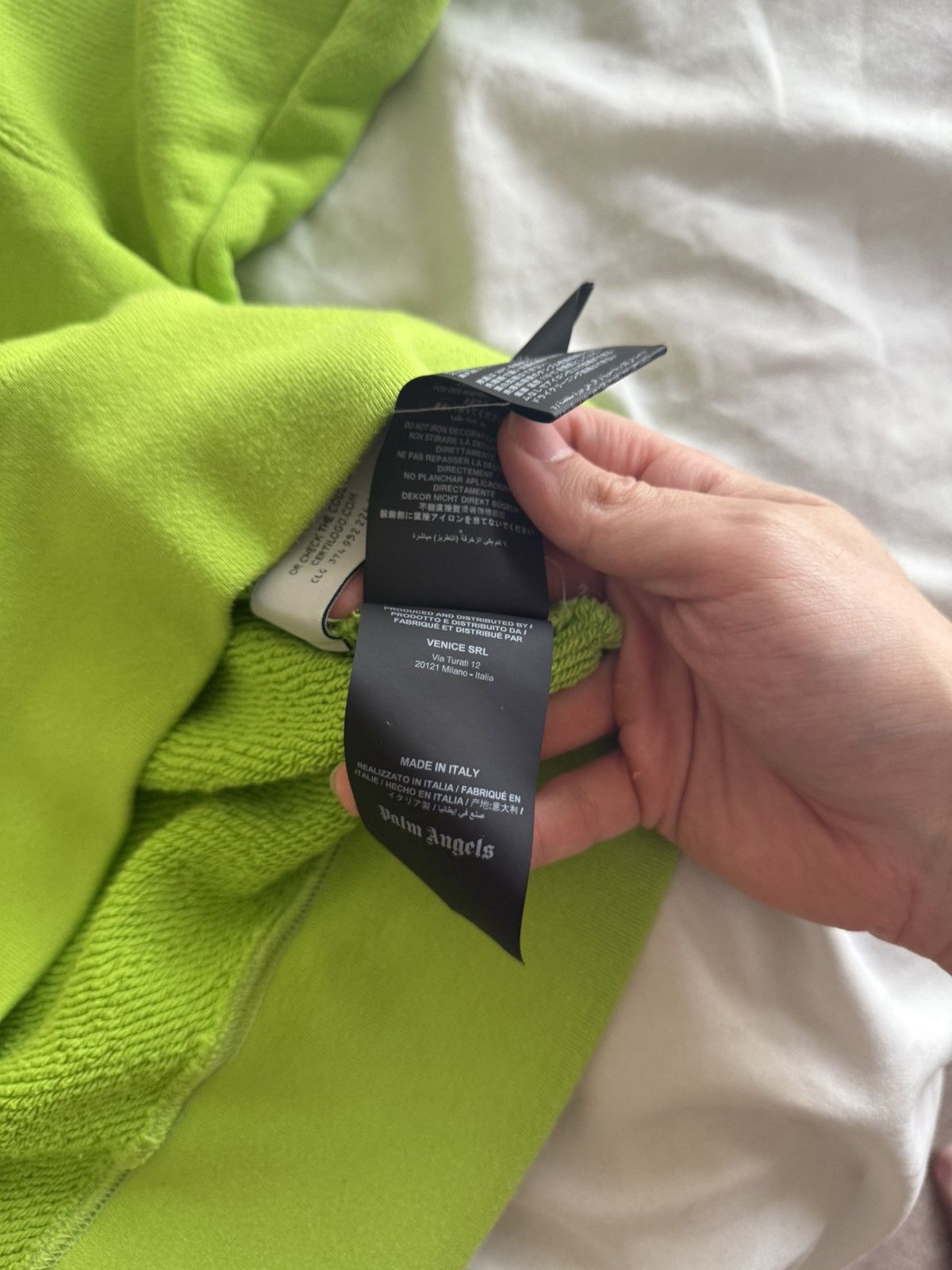 Palm Angels Palm Angels Green Parrot hoodie Size US L / EU 52-54 / 3 - 6 Thumbnail