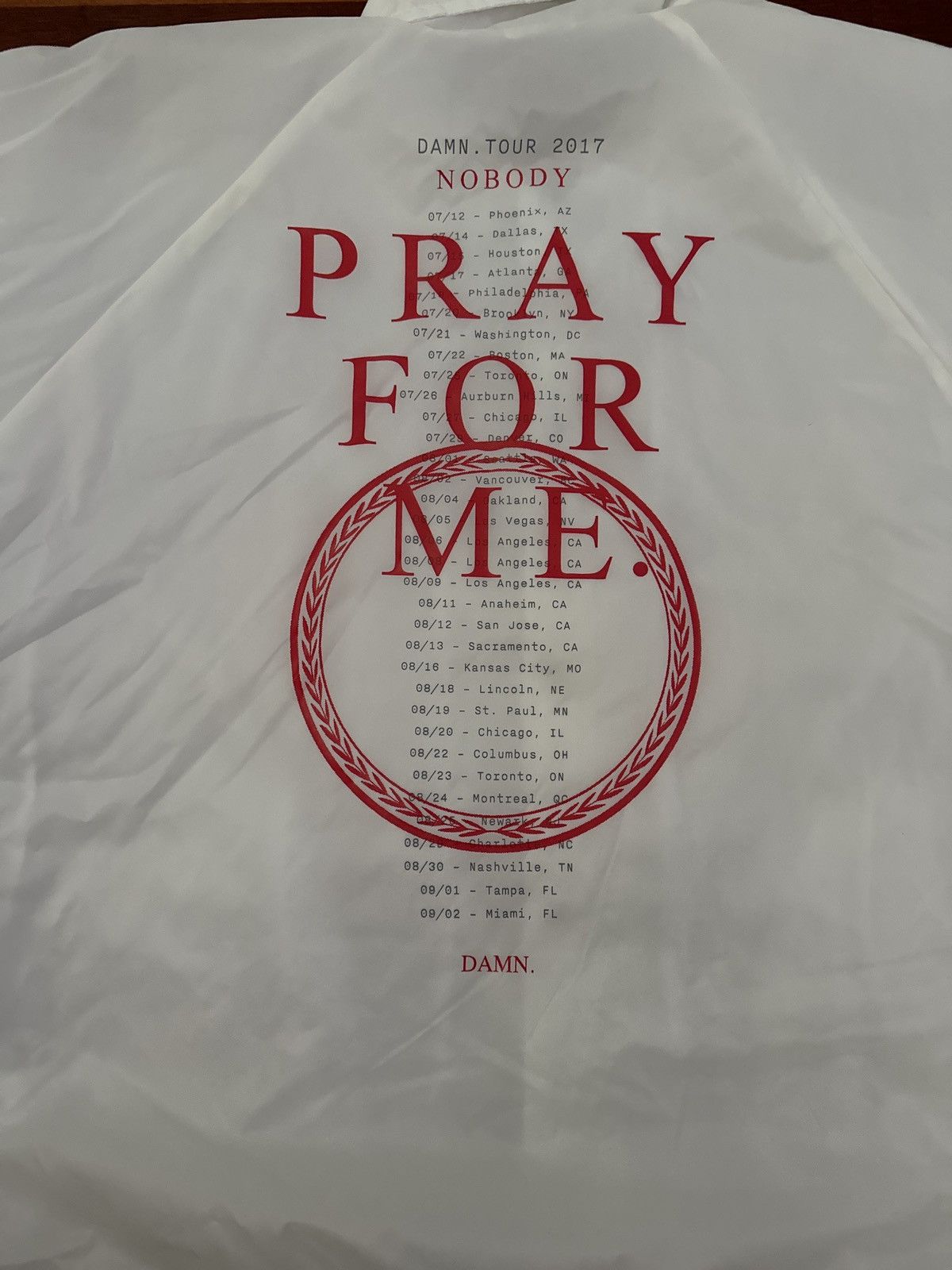 Kendrick Lamar Kendrick Lamar DAMN. Tour Jacket 2017 Large Size US L / EU 52-54 / 3 - 3 Thumbnail