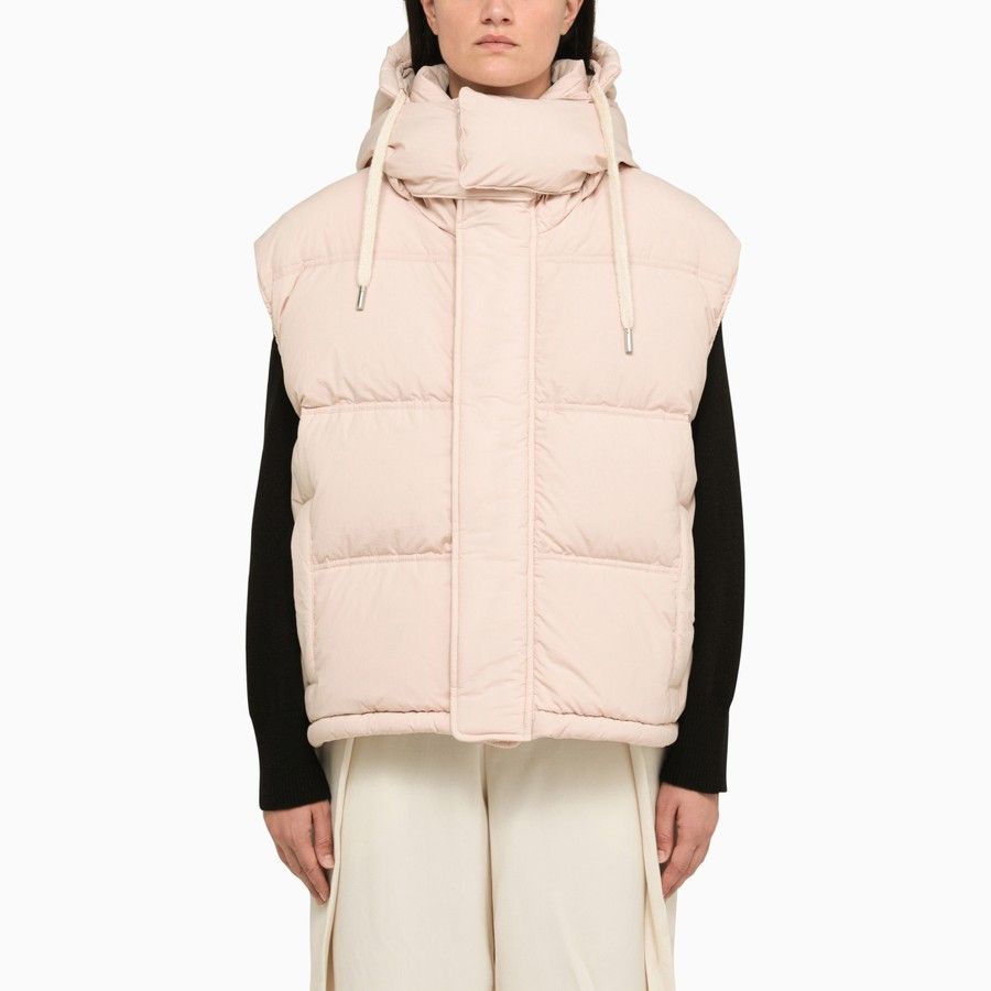image of Ami O1D2Blof0124 Waistcoat In Pink in Pine, Women's (Size XS)
