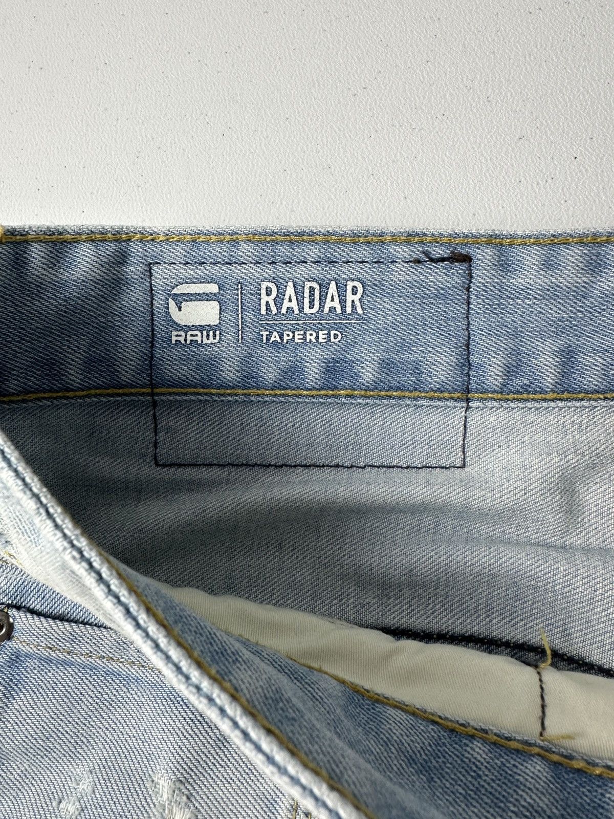 G-Star G-star Radar Tapered Avant Garde Jeans Denim Size US 33 - 8 Thumbnail