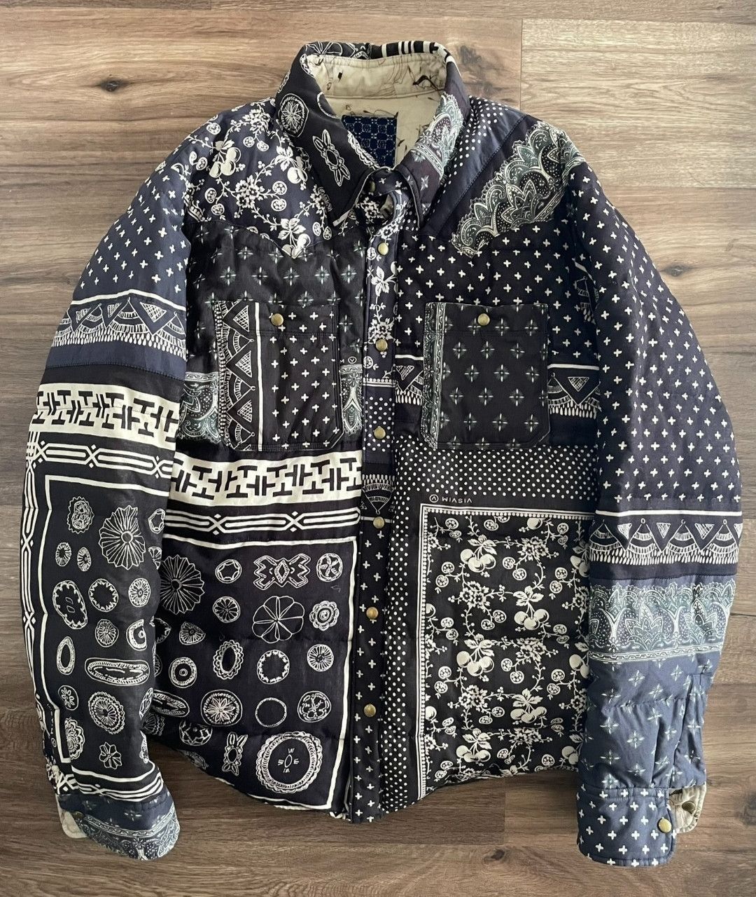 Visvim VisvimVisvim ict kerchief down jkt black bandana-2504 Size US L / EU 52-54 / 3 - 1 Thumbnail