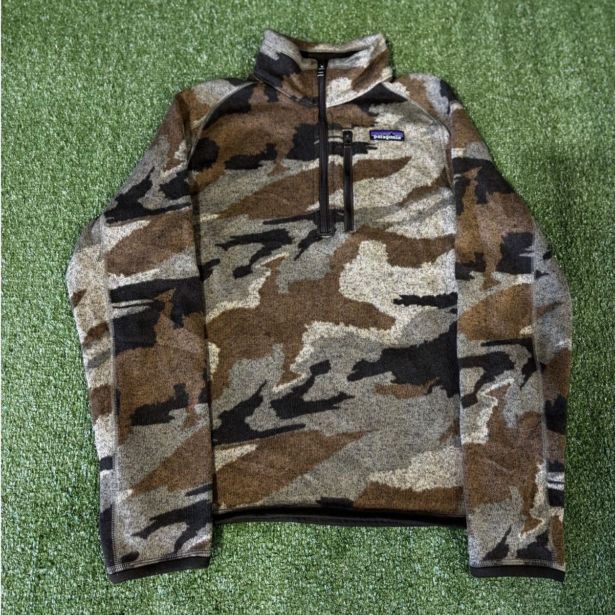 Patagonia Patagonia Camo fleece quater zip jacket Size US XS / EU 42 / 0 - 1 Thumbnail
