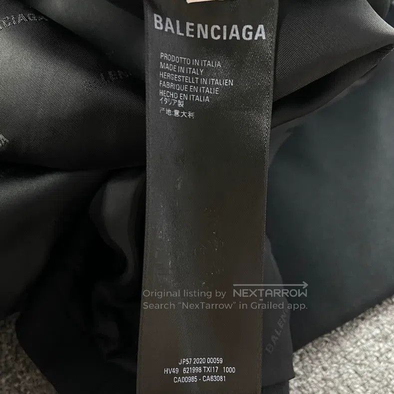 Balenciaga Balenciaga Black Mastercard Blazer Size XXS / US 00 / IT 34 - 6 Thumbnail