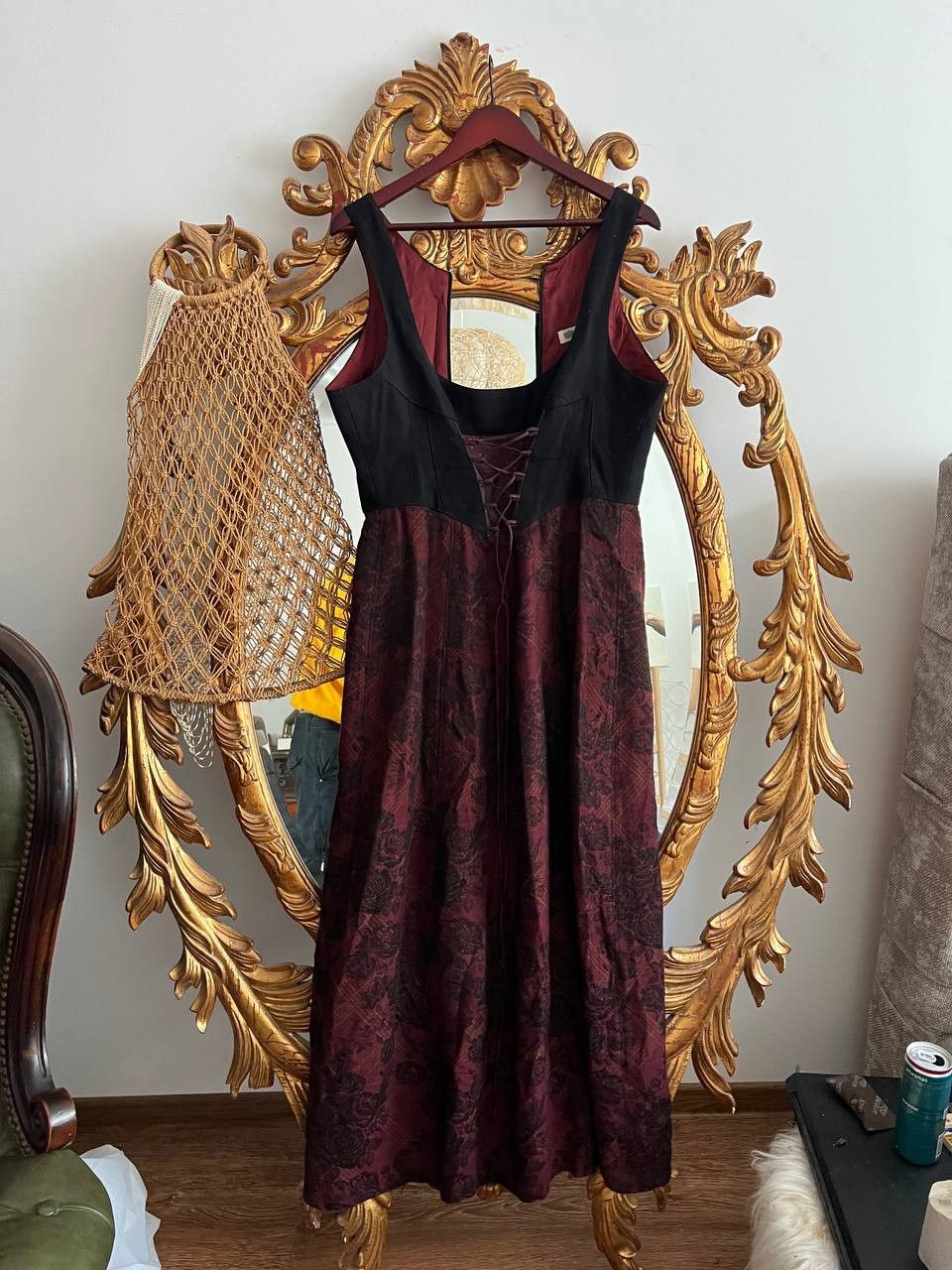 Other Vintage Meindl Germany Detail Linen Long Dress Size 40 Size S / US 4 / IT 40 - 1 Thumbnail