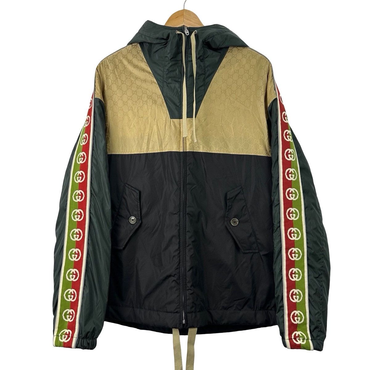 Gucci Gucci GG Jacquard Nylon Jacket Size US S / EU 44-46 / 1 - 1 Thumbnail