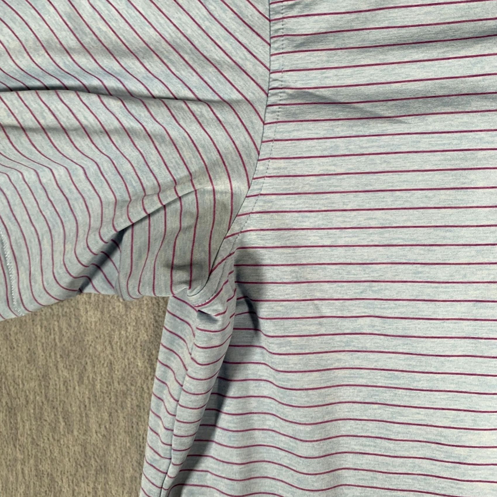 Peter Millar Peter Millar Polo Shirt Mens XL Blue Pink Stripe Summer Comfort Golf Top Size US XL / EU 56 / 4 - 5 Thumbnail